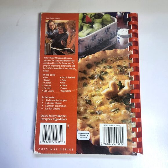Company's Coming Cookbook Make-Ahead Meals by Jean Paré 2002 Vintage - Picture 2 of 6